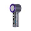 T18 Mecha Ice USB Rechargeable Mini Cooling Fan with Digital Display