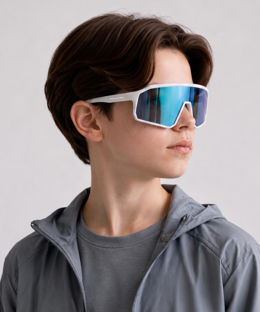 Tomdieo Junior Sports Sunglasses Uv400 Children'S Baseball Bicycle Goggles Elementary School Students