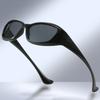 Y2K Sporty Sunglasses Wrap Around Sun Shades Aesthetic Outdoor Eyewear Retro Narrow Frame Goggles Cycling Beach Glasses