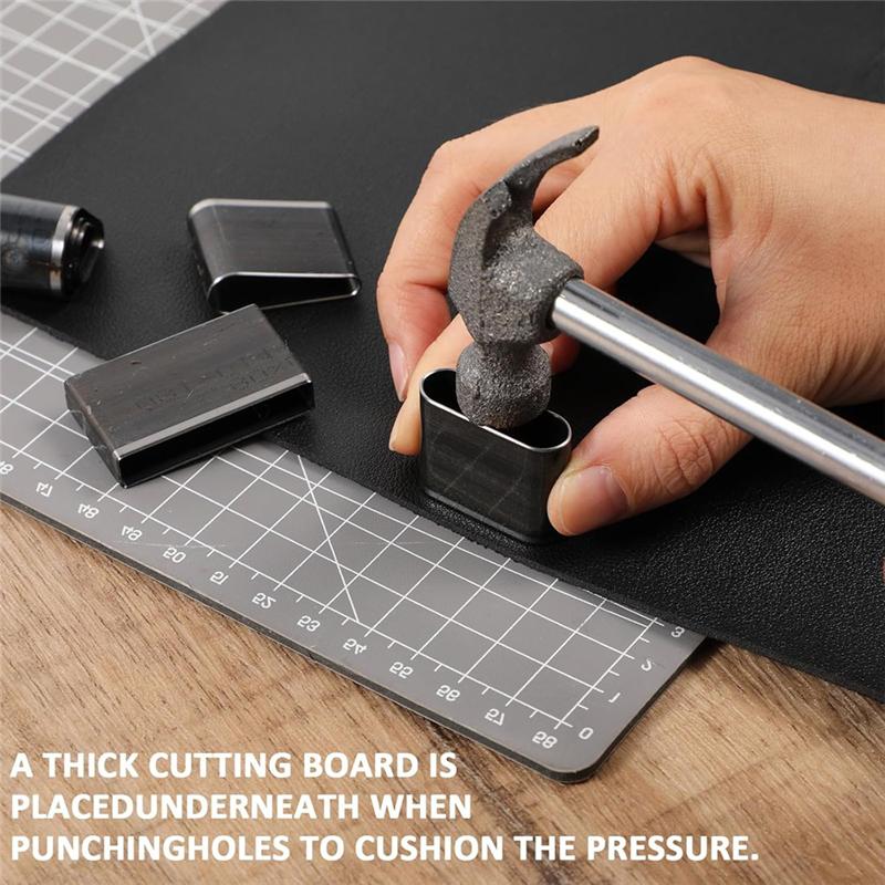 Good-52 Shape Leather Hole Punch Tool Multiple Shapes Leather Punch Set, Hollow Punch Set For Handmade DIY Craft Punch Tool