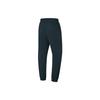 Li Ning Fitness Series Solid Color Cuffed Fleece Water-Resistant Knitted Sports Pants Men Pants Black AYKT631-1