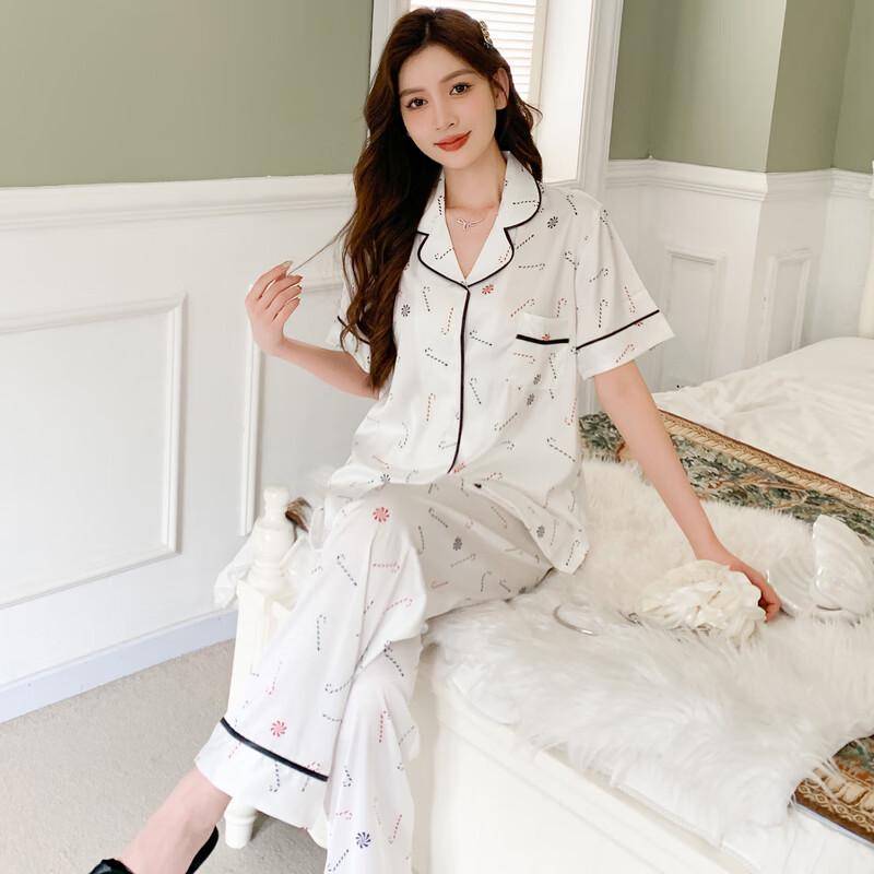 Women's Summer Short Sleeve Pajama Set