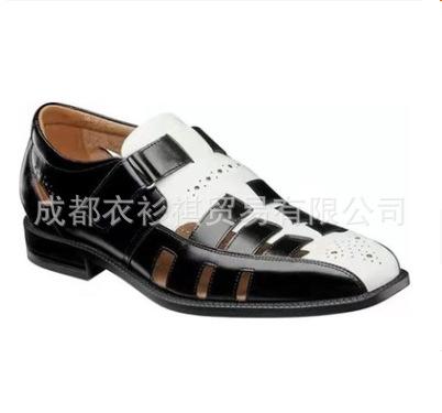 New European And American Men'S Summer Hollow Casual Business Sandals Fashion Beach Shoes