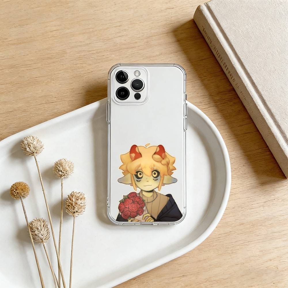 

Чехол для телефона M-Mushroom Oasis для iPhone 17 16 15 14 13 12 11 Mini Pro Max Plus Прозрачный чехол iPhone14Plus