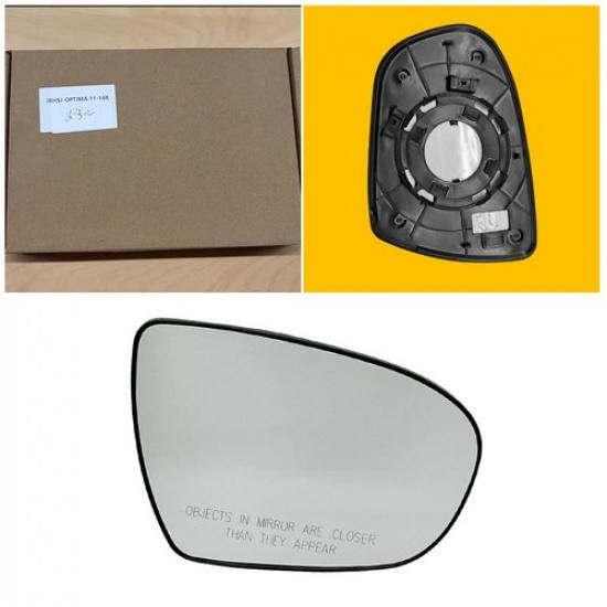 Right Passenger Exterior Side Mirror Glass Power Heated For 2011-2016 Kia Optima