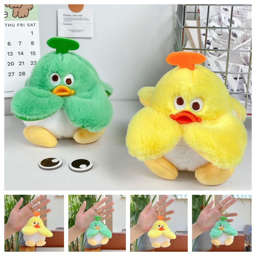 

Cartoon Duck Plush Pendant Toys Banana Duck Keychain Funny Hanging Accessory