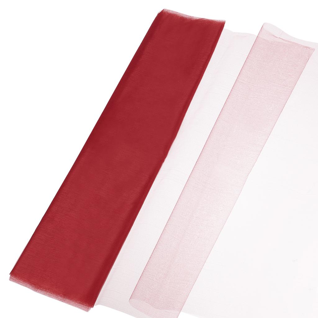 Tulle Fabric Backdrop Curtains Tulle Sheer Bay Window Gauze Curtains for DIY Tutu Skirt Decor Wedding Birthday 19" by 5.5 Yard