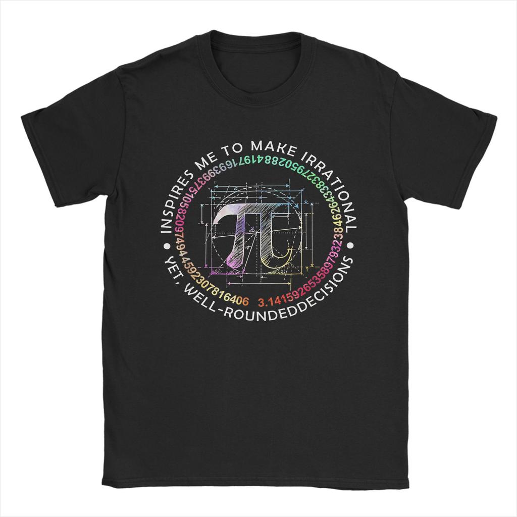 Unisex Unisexs All I Need Is Coffee Pi Math T Shirts Cotton Clothing Funny Short Sleeve Crewneck Tee Shirt Plus Size Tshirts