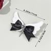 Baby Girls Hair Bows Clip With Angel Wing Gentle Nonslip Grip Ribbon Costume Accessories For Toddler Infants