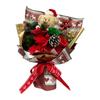 Christmas Bouquet Bear BL Perfect for Indoor 816437 Q-FLA Brown, Events, Decor, Gift, Present,
