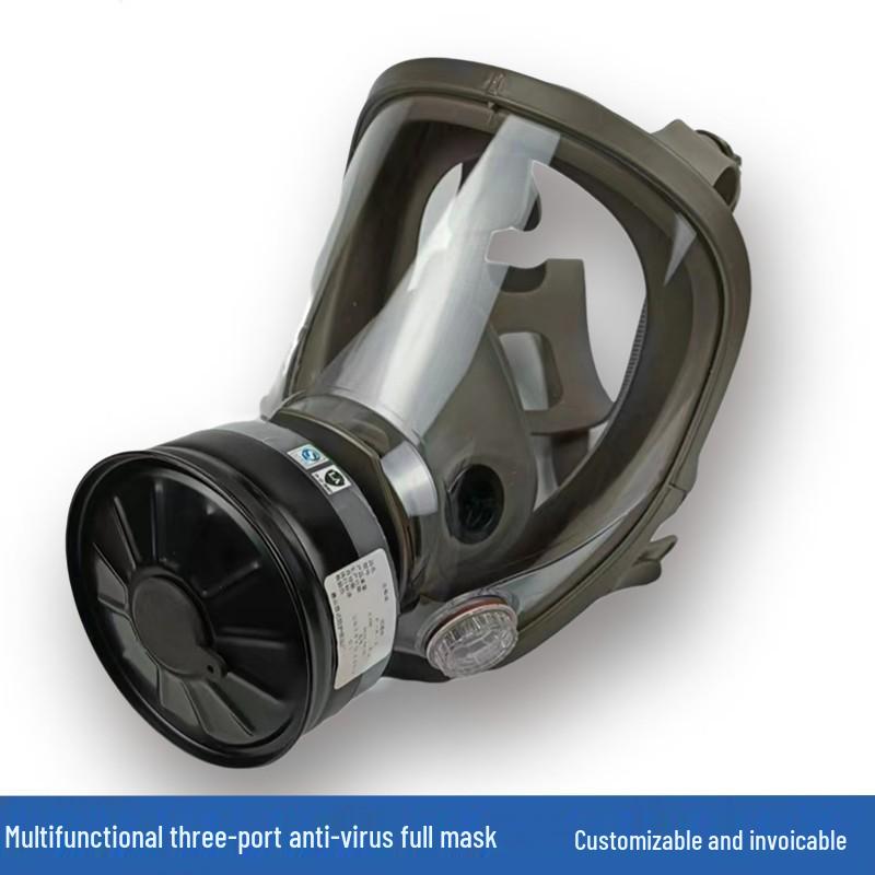 6800 Vollgesichts-Gasmaske: Schutz vor Chemikalien, Sprühfarbe und Staub mit Multifunktionsschnittstelle