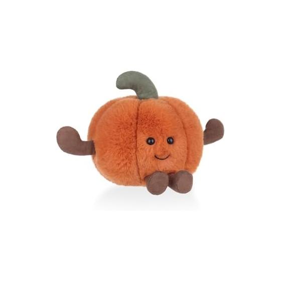 Apricot Lamb Happy Pumpkin Plush Toy, Soft and Cute, Fluffy Happy Pumpkin, 15cm