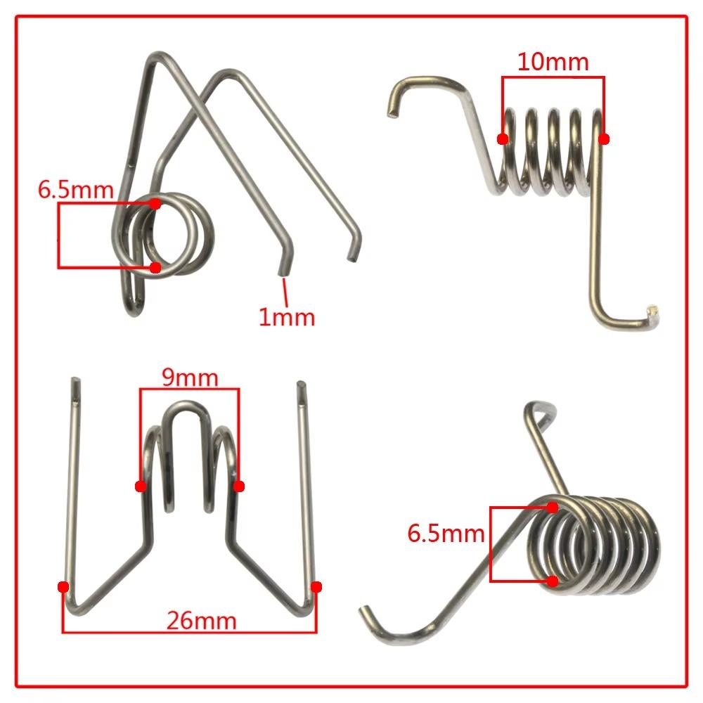 10pcs M/L Shape Torsion Return Spring Other Pumps Rear Brake Pad Springs New Brake Pad Spring