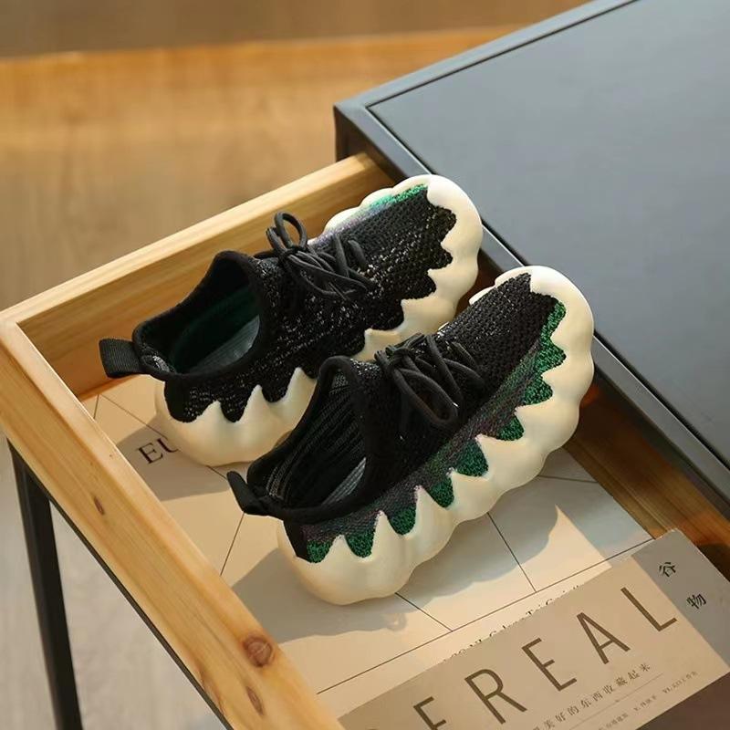 Classmate Flying Woven Breathable Mesh Shoes Boys And Girls Sports Shoes Fashion Trend Children'S Shoes