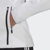 Adidas W Z.N.E Fz Logo Zip-Up Hoodie Women Jackets White HA7648