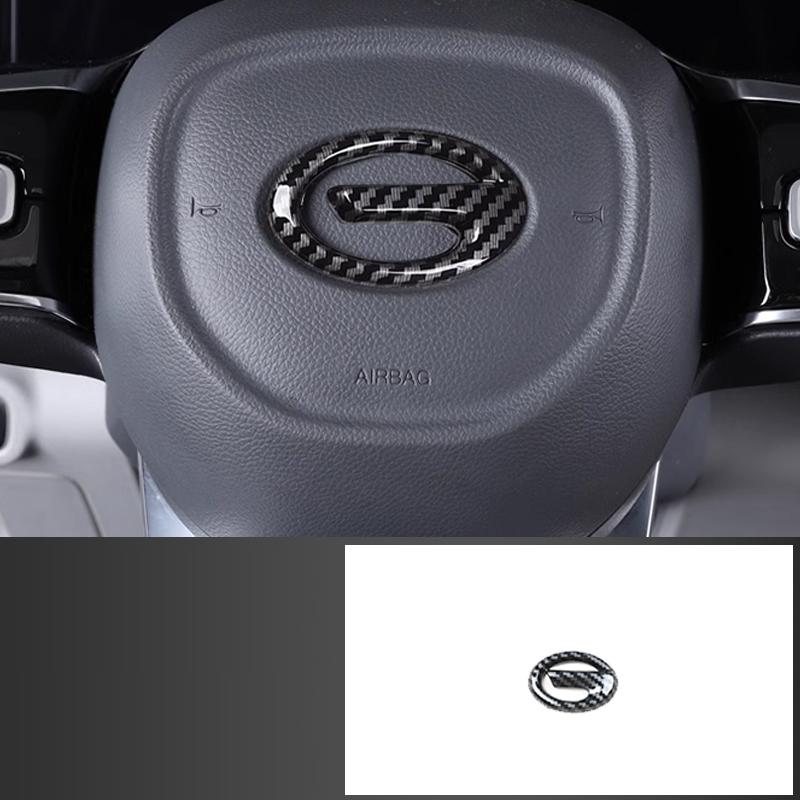 New For GAC GS3 2024 GAC Emzoom 2025 Car Front Rear Grille Logo Steering Wheel Stickers Wheel Hub Emblem ABS Cover Auto Accessor