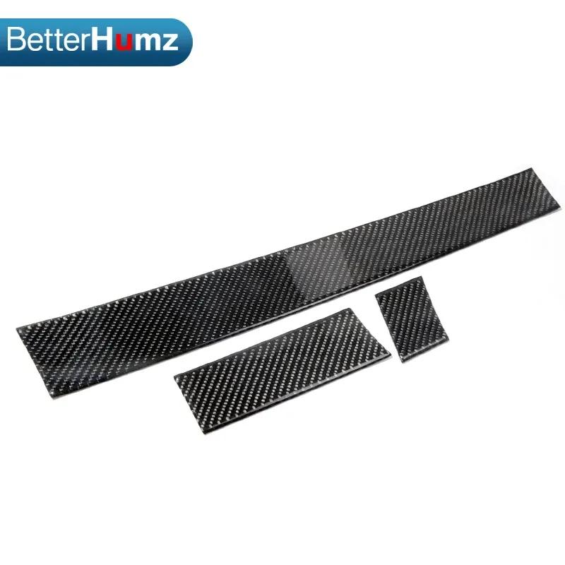 For BMW 5 Series E60 2005-2010 Carbon Fiber Trument Panel Dashboard Decor Cover Stickers Trim Tuning Car Interior Accessories