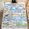 1 Stück Cinnamoroll-Print Flanelldecke, Hohe Qualität für alle Jahreszeiten, Heimdekoration, Wärme und Komfort, Perfekt für Weihnachtsgeschenke