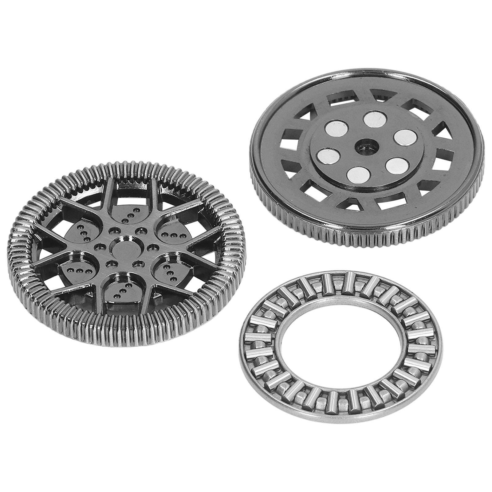 

Hollow Hub Pattern ADHD Haptic Portable Magnetic Anxiety Stress Relief Push Slider Toy for