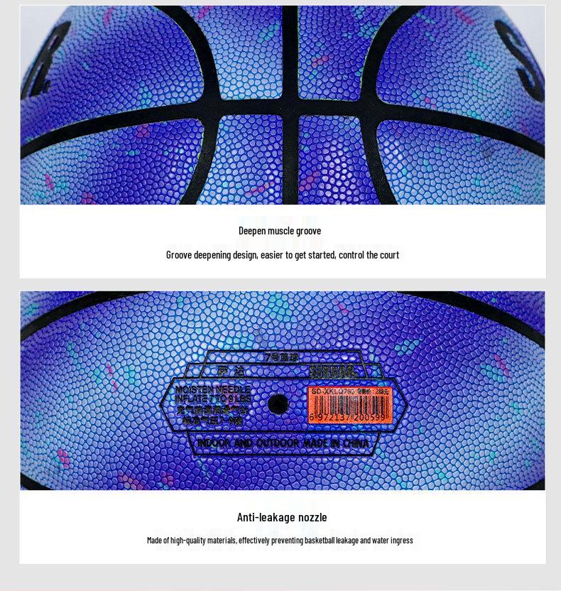 Moisture-Wicking Size 7 Adult & Size 5 Kids Non-Slip Basketball for Training and Competition