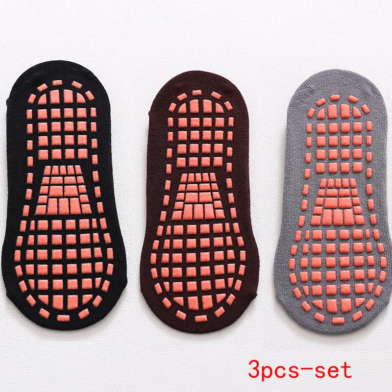 Kinder Erwachsene Rutschfeste Socken Eltern-Kind Trampolin Socke Baumwolle Elastizität Sport Training Jungen Mädchen Draußen Kindersocken