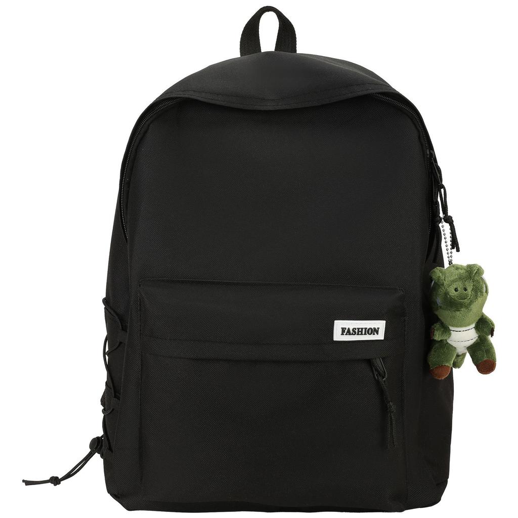 Schoolbag Backpack Simple Large Capacity Travel Backpack Male and Female Leisure Junior High School High School Student School Bag