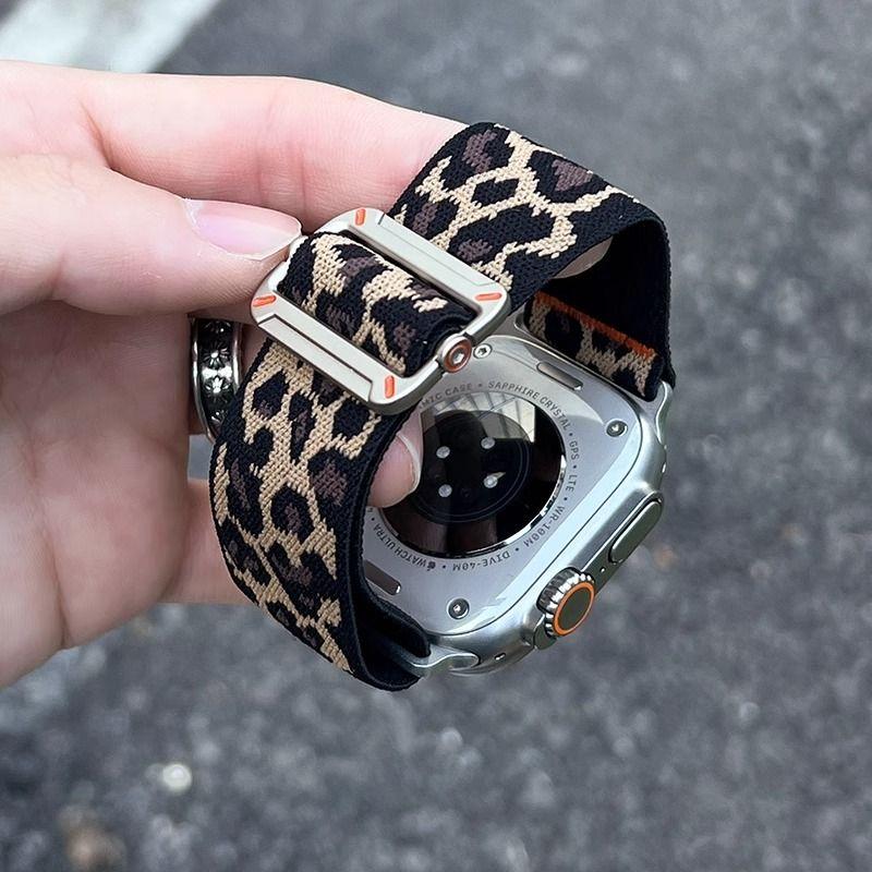 Schiebeschnalle Hill Strap für Apple Watch S10 - Nylon gewebtes, strapazierfähiges Armband für iWatch 10/9/8/7/6/5/4/3/2/1/SE/Ultra/Ultra2 49 mm 46 mm 45 mm 44 mm 42 mm