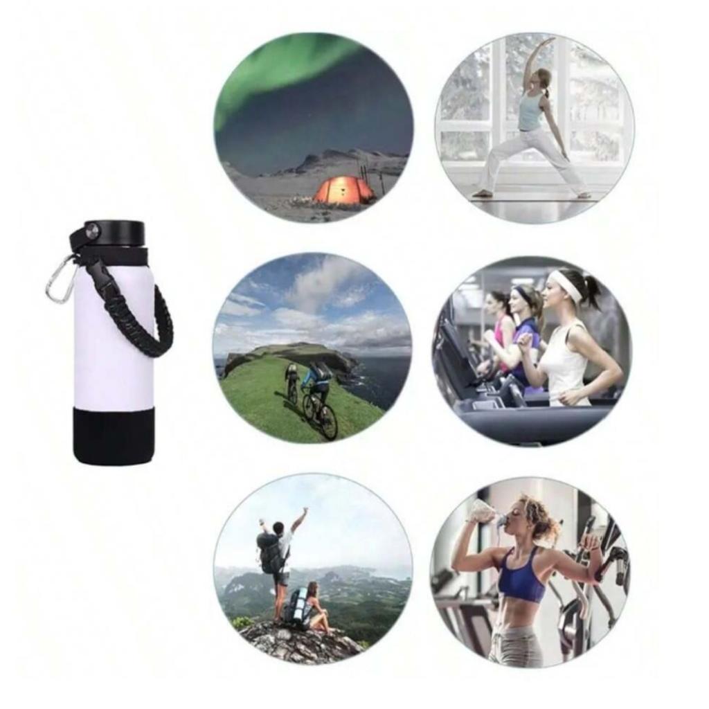 Manufacturer Custom Eco-friendly Anti-slip Solid Color Protective Silicone Bumper Boot Sleeve for Stainless Water Bottle