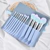 12Pcs/Set Tools Eyeshadow Powder Brush Furry Cosmetic Brush Set Professional Makeup Brushes Student