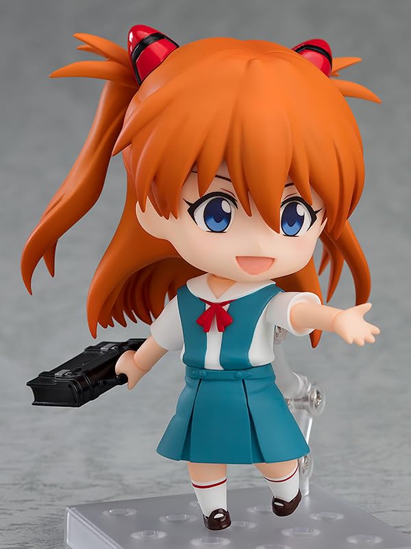 Nendoroid Evangelion Nová kinoverze Shikinami Asuka Langley Plastová malovaná pohyblivá figurka, prodej v měřítku