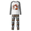 Halloween Print Family Matching Long Sleeved Parent-child Suit Home Clothes Suit Fall