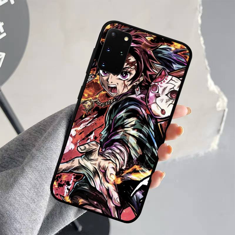 Anime Art Jujutsu Kaisen Gojo Demon Slayer Phone Case for Samsung S21 S10 Lite S20 Ultra S9 S8 Plus S7 S6 Edge S5 Cover