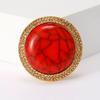 Retro Tibetan Style Flower Brooch Personality Fashion Temperament Crack Corsage Pin Accessories