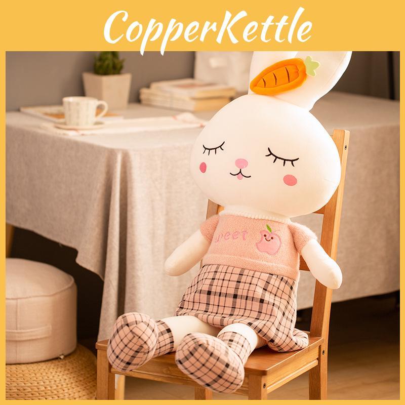 Adorable Large Plush Rabbit Doll With Soft Pp Cotton Filling For Kids And Collectors