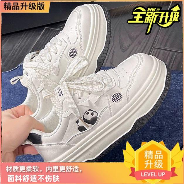 

Women s Shoes Casual Shoes Women s 2025 Spring and Summer Panda Versatile Sports Casual Little White Shoes Thick-soled Lightweight Height-increasing B 35 чёрный