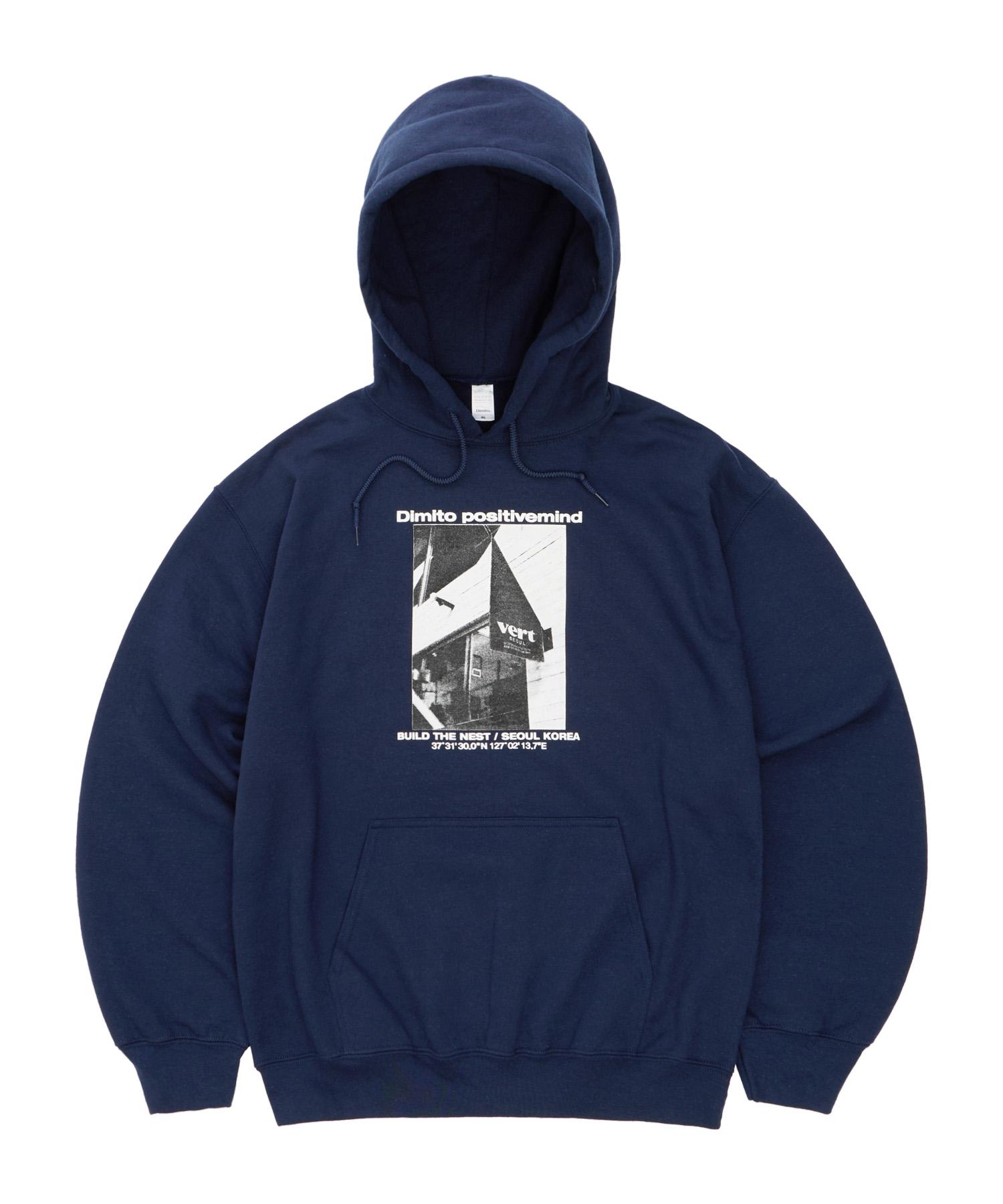 Dimito Vert Seoul Hoodie Navy M