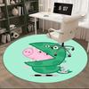 Dinosaur Costume,Peppa Pig Chair mat Round Rug Office carpet,Non slip, Suitable for Living Rooms, Bedrooms Decor1205048a