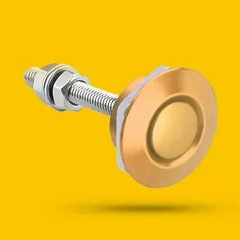 Hood Pins Kit For Car Aluminum Quick Release Small Hood Lock For Cars Button Type Hood Latches Multifunctional Heat Resistant