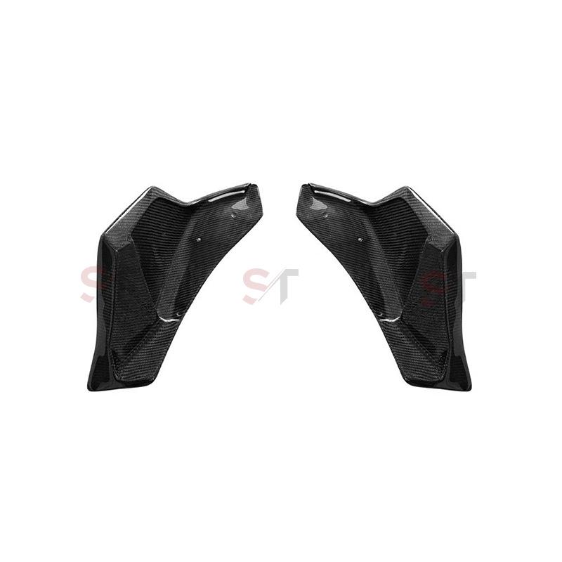 Compatible with Toyota Supra A90/A91 Carbon Fiber AG Style Body Kit: Front Lip, Rear Lip, Side Skirts, Tail Wing.