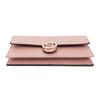 Gucci Logo Double G Litchi Grain Woc Chain Leather Messenger Envelope Wallet Shoulder Crossbody Bag Women Bags Pink 510314-CAO0G-5806