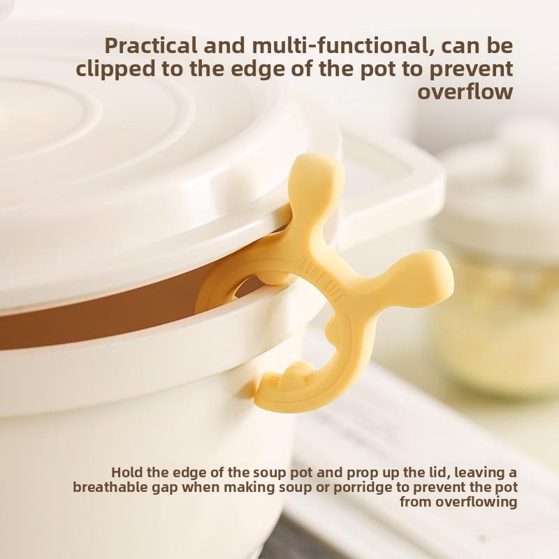 Silicone Spatula Rack, Household Kitchen Stove, Anti-overflow Soup Spoon and Kitchenware Guard Spatula Rack, Mobile Storage Rack