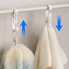 Multi-Purpose Hook Clothes Clip Plastic Clothes Hanger Beach Towel Rack Clothing Store Home Clothespins Socks Clip Hanging Hook