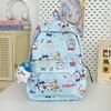 Schoolbag junior high school student backpack Japanese cartoon cute backpack large capacity travel schoolbag junior high school