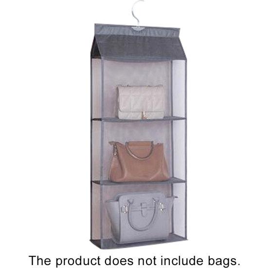 2/3/4-Layer Dust-proof Wardrobe Storage Bags Foldable Hanging Holder Organizer