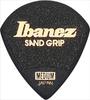 Ibanez Grip Wizard Series Sand Grip Picks (Medium) - 6-Pack, Black (PPA18MSGBK)