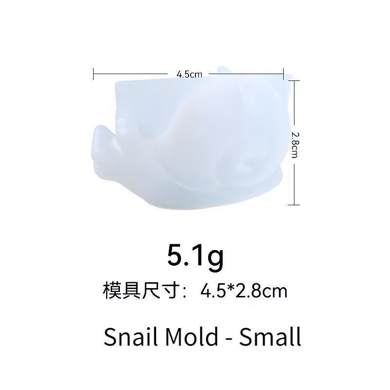 1 Pcs 3D DIY Crystal Glue Mold Easter Lizard Snail Animal Ornament Jewelry Silicone Mold New