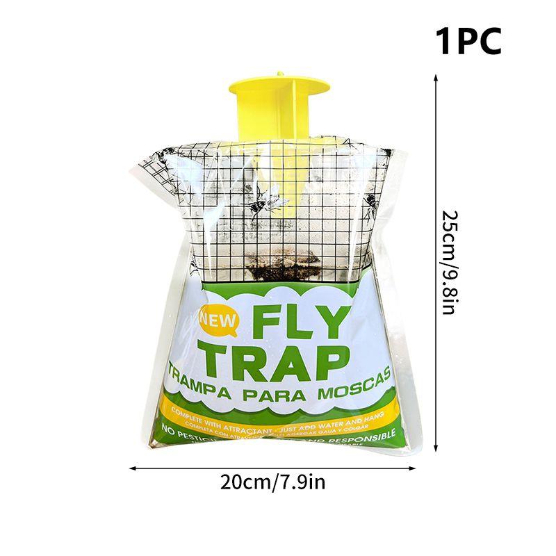 1/5PCS Hanging Flies Trap Catching Bait Bag Outdoor Hornets Bee Trap Bug Insect Fly Kill Catcher Bag Summer Garden Supplies