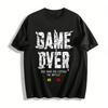 Abstract City Silhouette Print Casual T-Shirt Pure Cotton T-shirt