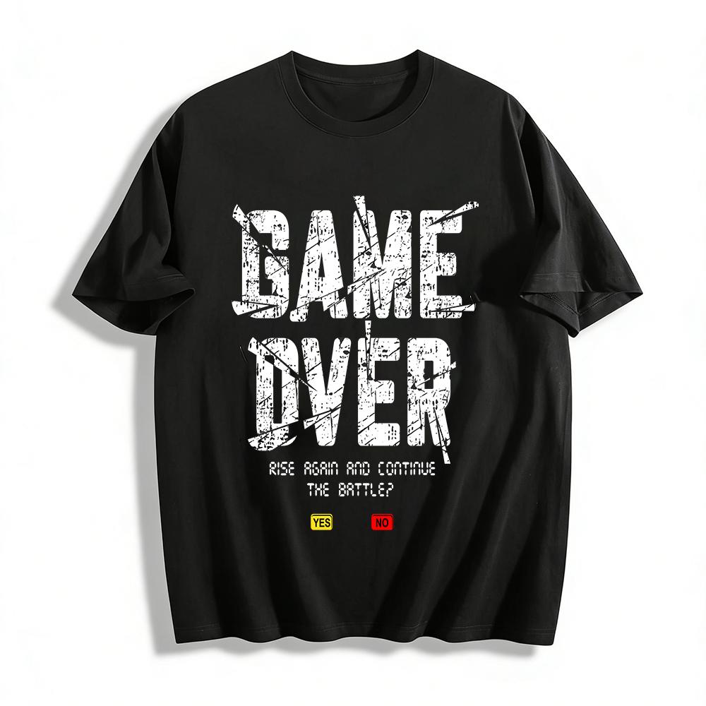 Abstract City Silhouette Print Casual T-Shirt Pure cotton T-shirt XXS