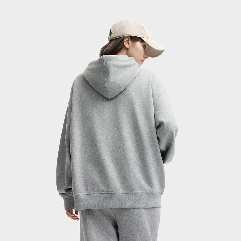 Fila Heritage Fashion Versatile Sports Logo Print Loose Thick Woven Hoodie Unisex Hoodies F51U538201F-MG